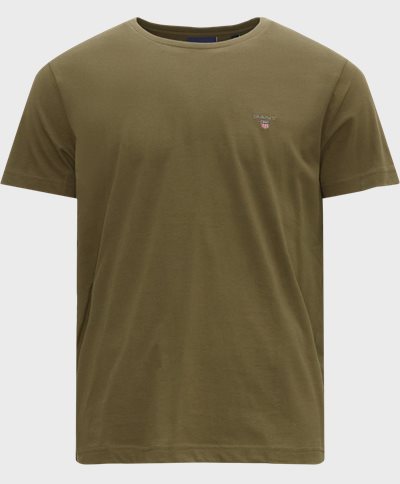 Gant T-shirts ORIGINAL SS T-SHIRT 234100 Grøn
